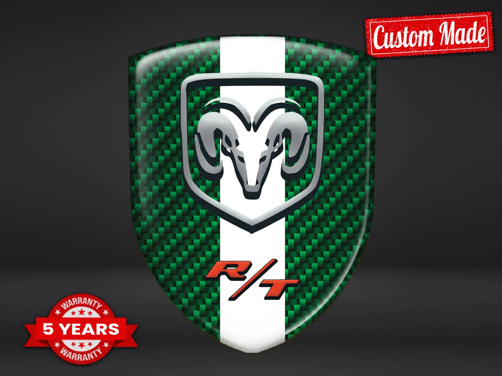 Dodge Personalisierte Logoaufkleber Look Max Resilient Pro